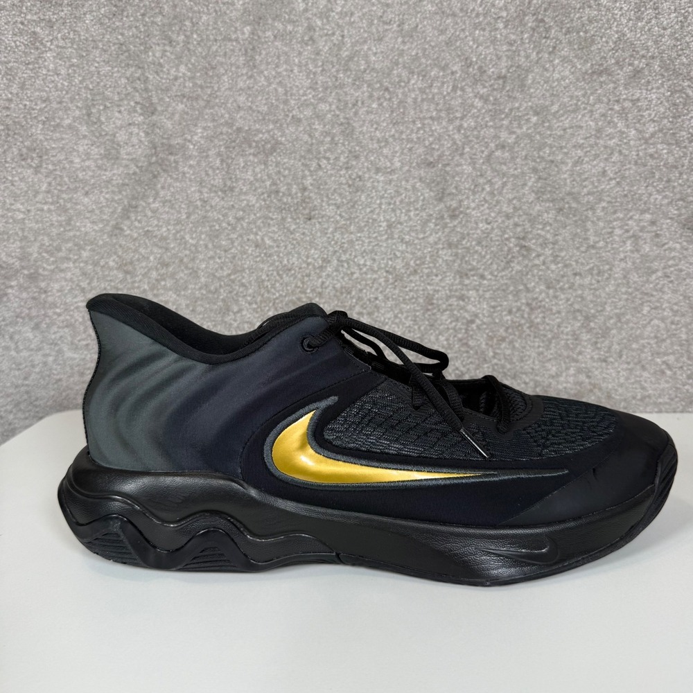 Nike Giannis Immortality 4 Mens 14 Black Gold Good Basketball FQ3680-010